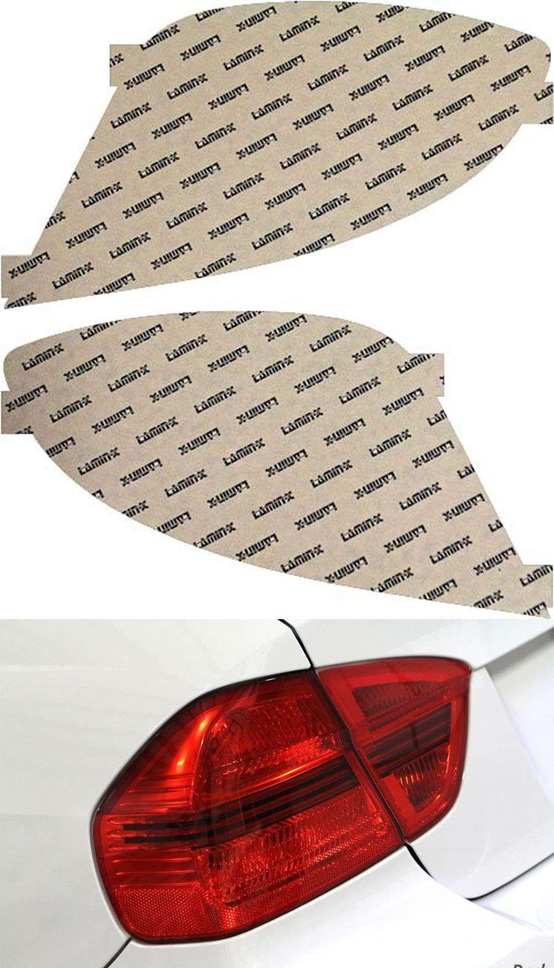 Tail Light Covers Red - Lamin-X 2007-08 Hyundai Tiburon