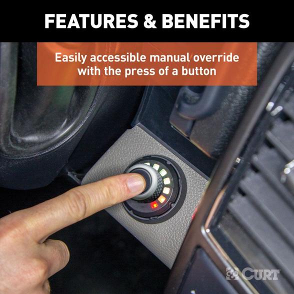 Trailer Brake Control Single Spectrum Series - Curt Universal