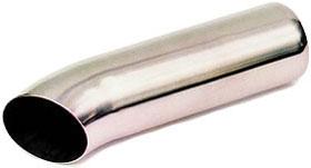 Exhaust Tip Single Brushed Stainless Steel - Flowmaster Universal