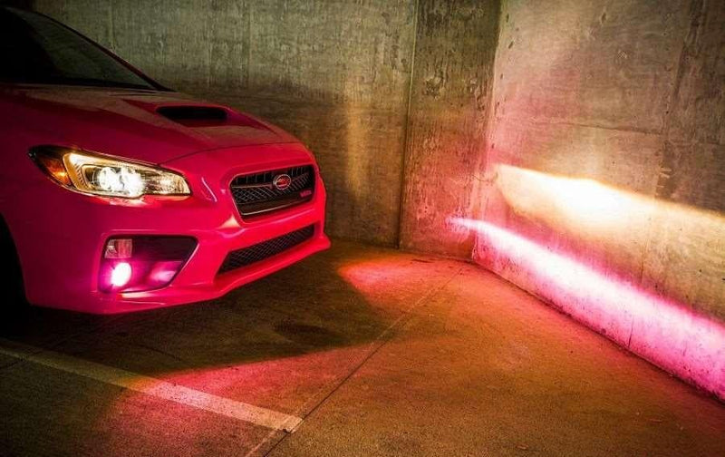 Fog Light Cover Pink - Lamin-X 2009-12 Hyundai Genesis Sedan