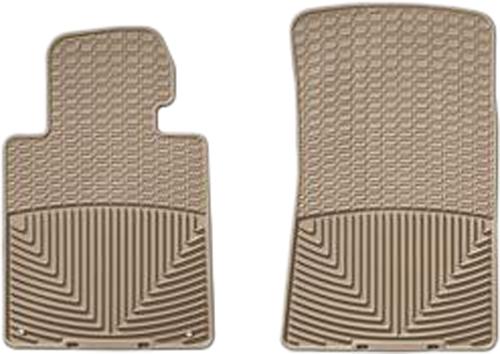 Floor Mats 1st 2 Pieces Tan Rubber All-weather Series - Weathertech 2010 Genesis Coupe