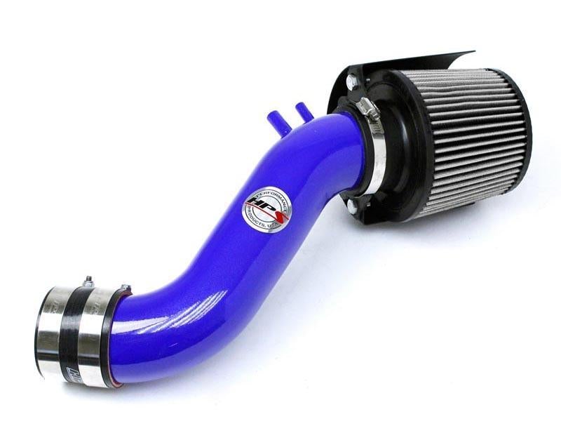 Short Ram Air Intake Air Intake Kit Incl. Heat Shield Blue - HPS Performance Products 2015-18 Hyundai Sonata