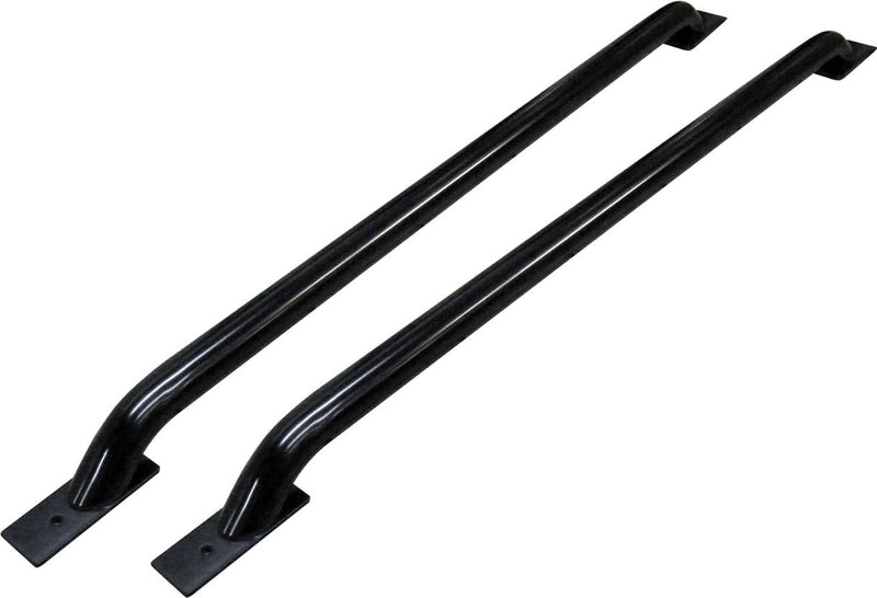 Bed Rails Set Of 2 Powdercoated Black Steel Stake Pocket Series - Go Rhino Universal