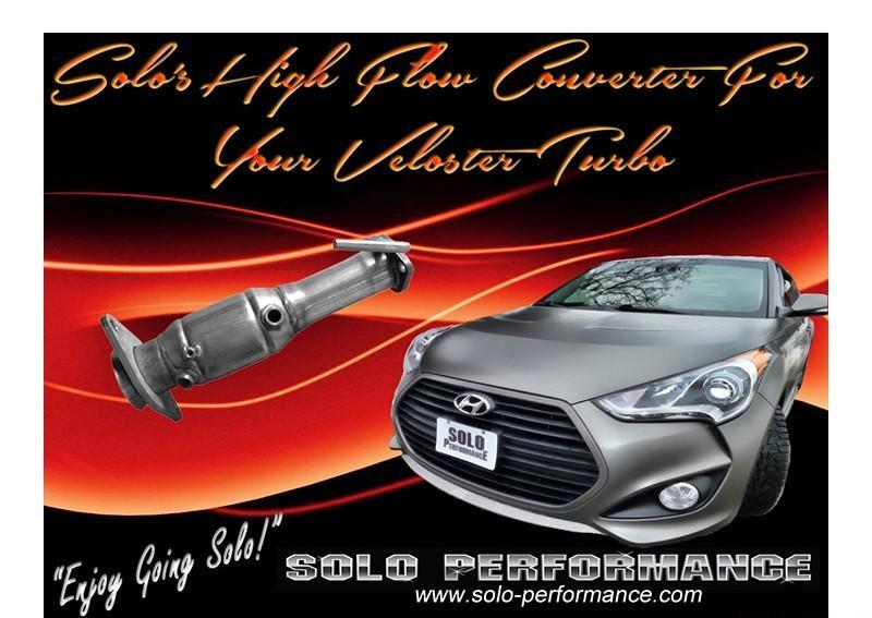 High Flow Converter C24935SL - Solo Performance 2012-15 Hyundai Veloster