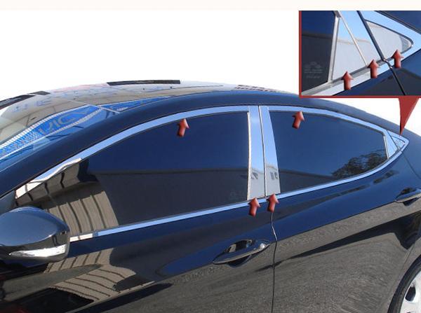 Window 14 Piece WP11342 - Quality Auto Accessories 2011-12 Hyundai Elantra