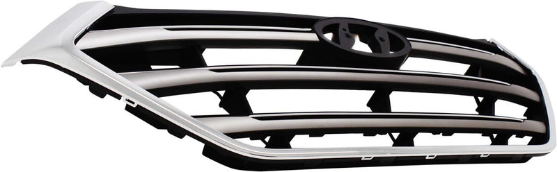 Grille Assembly Single Silver Black Plastic - Replacement 2016 Tucson