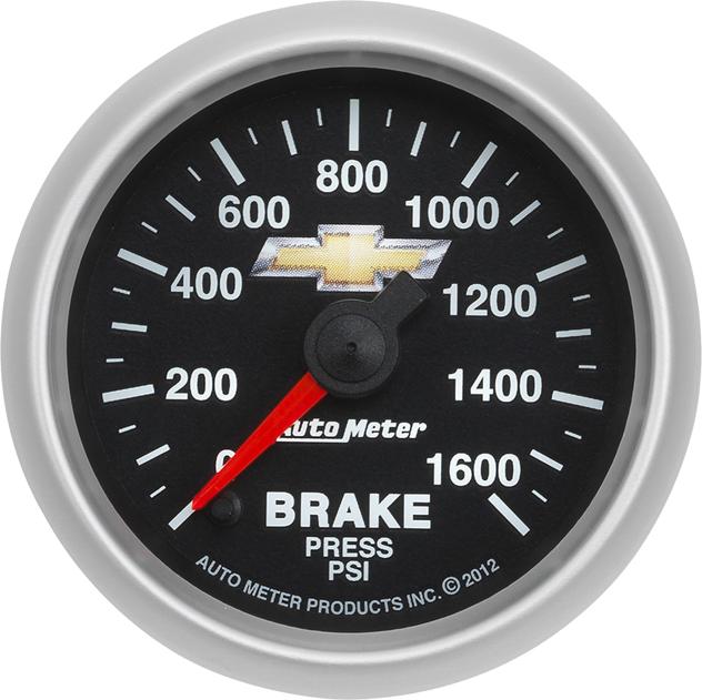 Brake Pressure Gauge Copo Camaro Series - Autometer Universal