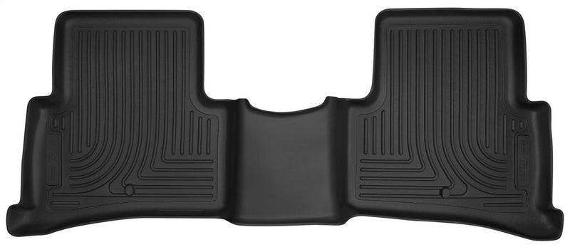 Floor Mats 2nd 1 Piece Black Rubberized&thermoplastic X-act Contour Series - Husky Liners 2016-2017 Tucson