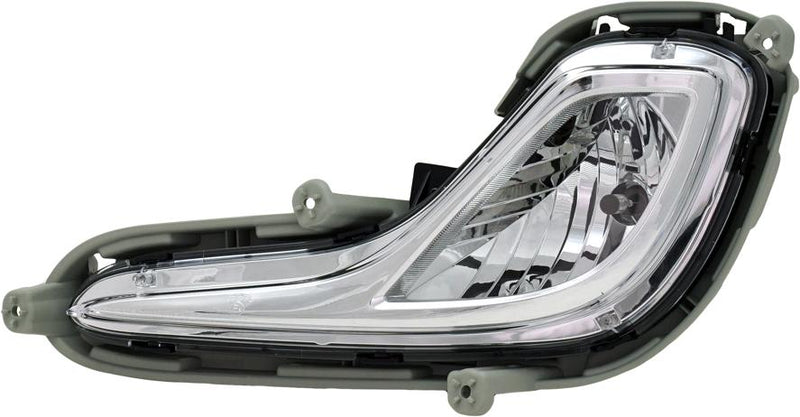Fog Light Left Single W/ Bulb(s) - Replacement 2012-2015 Accent