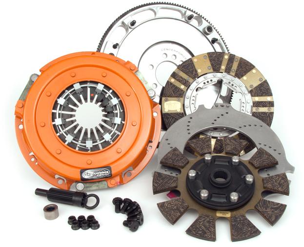 Clutch Kit Kit W/ Flywheel W/ Release Bearing W/ Pressure Plate W/ Alignment Tool Dyad Twin Disc Series - Centerforce Universal