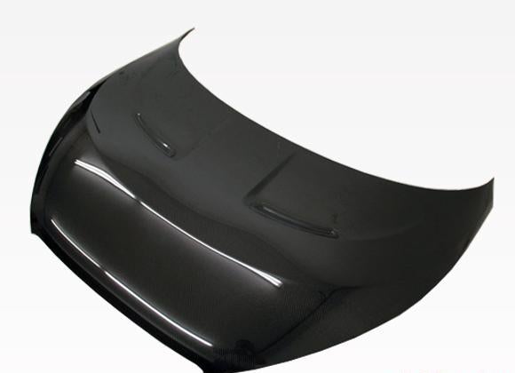 Hood Black Carbon Fiber OEM Style - VIS Racing 2012-16 Hyundai Veloster