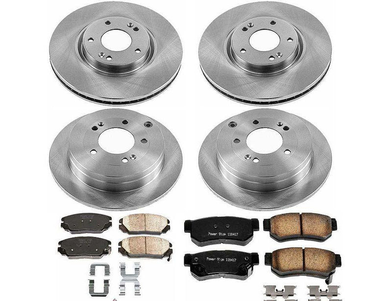 Brake Kit Front Rear - Power Stop 2006-09 Hyundai Azera