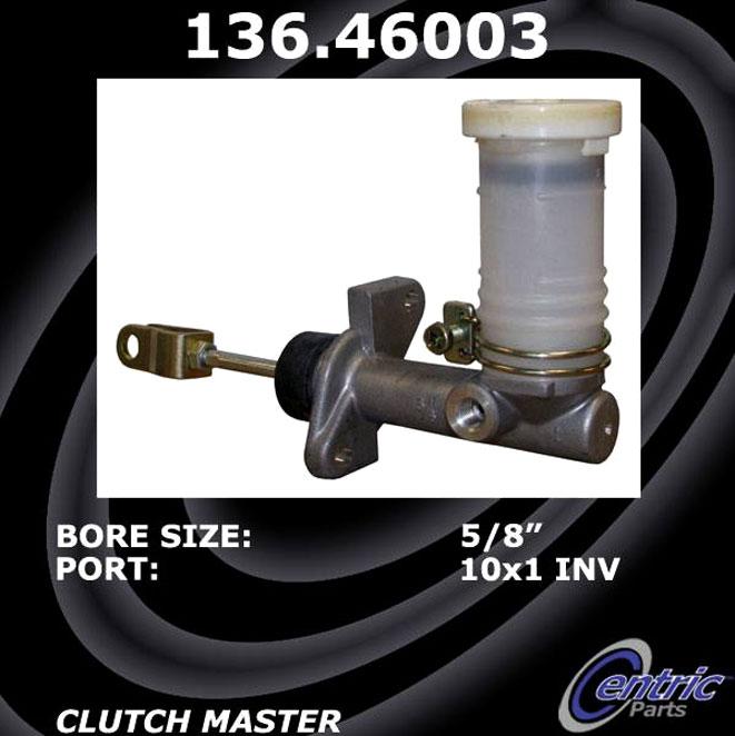 Clutch Master Cylinder Single Premium Series - Centric Parts 1991 Excel 4 Cyl 1.5L