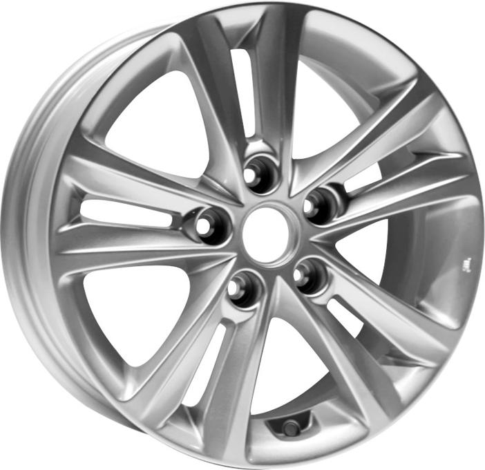 Wheel 16 Inx6.5 In Single Silver Finish Aluminum - AutoWheels 2011-2013 Sonata