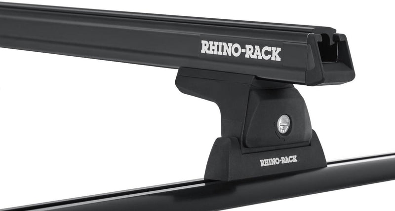 Roof Rack Set Of 2 Black Aluminum Alloy Heavy Duty Series - Rhino-Rack Universal