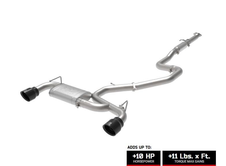 Catback Exhaust System 3" Stainless Steel Takeda - AFE 2019-21 Hyundai Veloster 4Cyl 2.0L