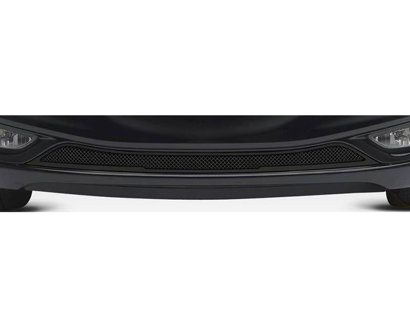 Bumper Grille 1 Pc Black Overlay Upper Class - T-Rex Grilles 2011-13 Hyundai Sonata