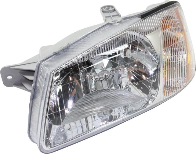Headlight Set Of 2 Clear W/ Bulb(s) - Replacement 2000-2002 Accent