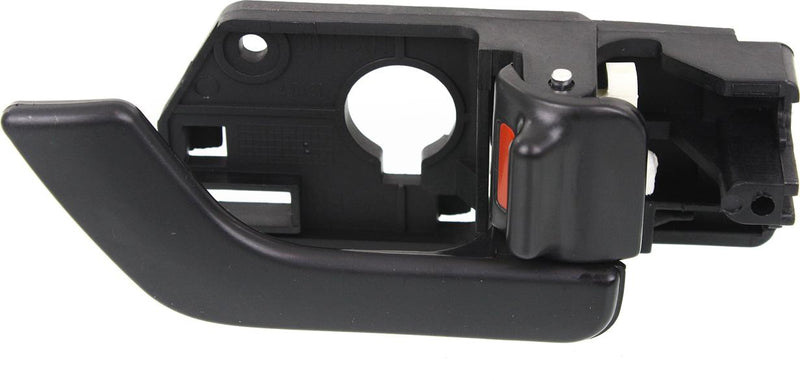 Interior Door Handle Right Single Black W/ Door Lock Button - Replacement 2003-2004 Tiburon 4 Cyl 2.0L
