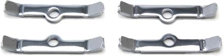 Valve Cover Hold Down Tab Set Of 4 Chrome Steel - Transdapt Universal