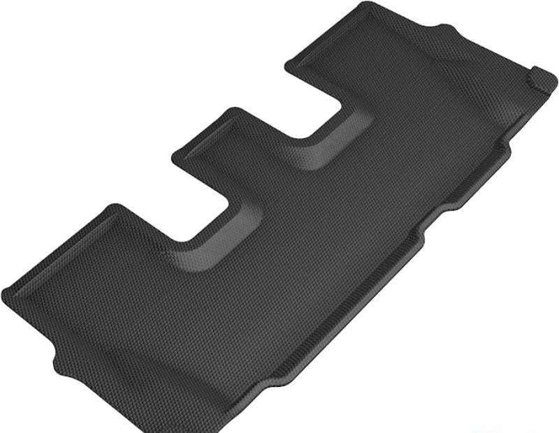 Floormats 3rd Row Black - 3D Maxpider 2020 Hyundai Palisade