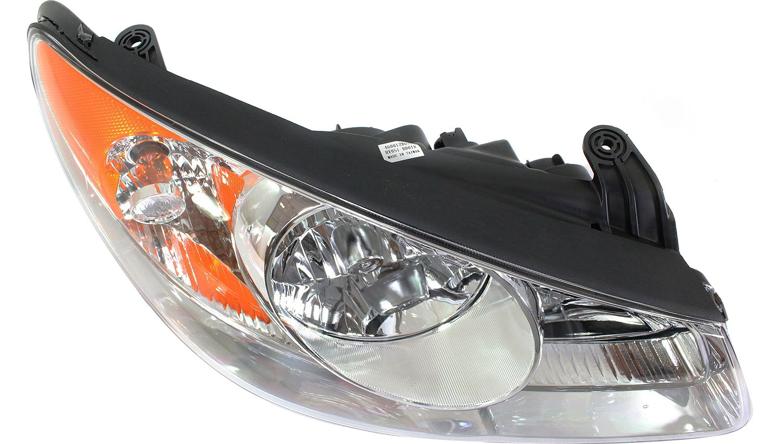 Headlight Set Of 2 Clear W/ Bulb(s) - Replacement 2010 Elantra