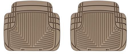 Floor Mats 2nd 2 Pieces Tan Rubber All-weather Series - Weathertech Universal