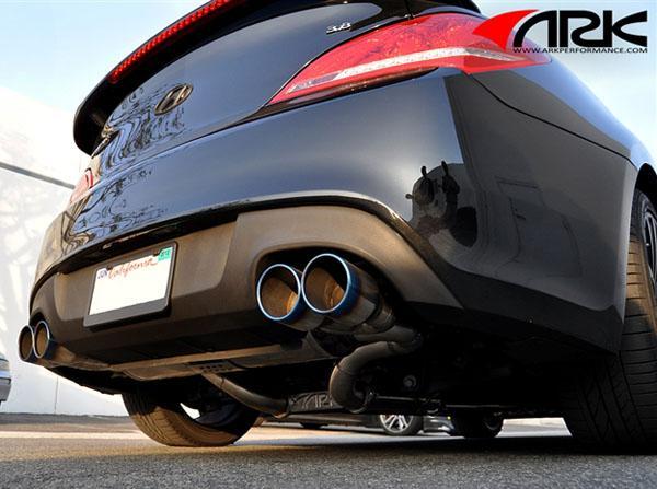 SM0702-0203D ARK Exhaust w/ Tips V6 3.8L 2010-12 Hyundai Genesis Coupe