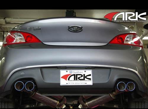 SM0702-0202G ARK Catback Exhaust w/ Tips V6 3.8L 2010-13 Hyundai Genesis Coupe