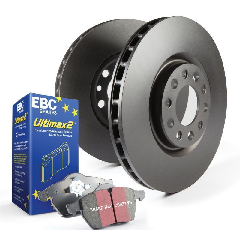 S20K2129 EBC Brake Kit & Rotor 2 Axle Kits 4Cyl 2.0L 2010-16 Hyundai Genesis Coupe