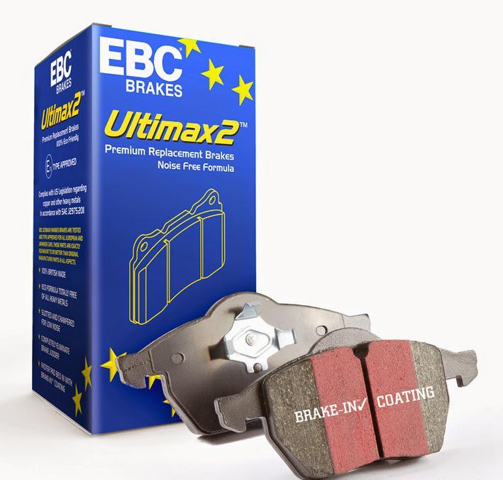 UD1413 EBC Disc Brake Pad Set Front 4Cyl 2.0L 2010-14 Hyundai Genesis Coupe