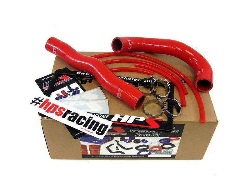 57-1324R-RED HPS Radiator Hose Kit Coolant 4Cyl 2.0L 2013-14 Hyundai Genesis Coupe