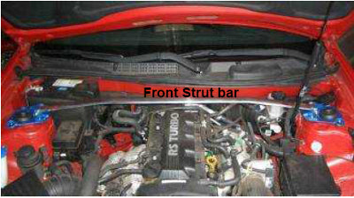HY1 540 A Cusco Strut Bar Front 2010-12 Hyundai Genesis Coupe