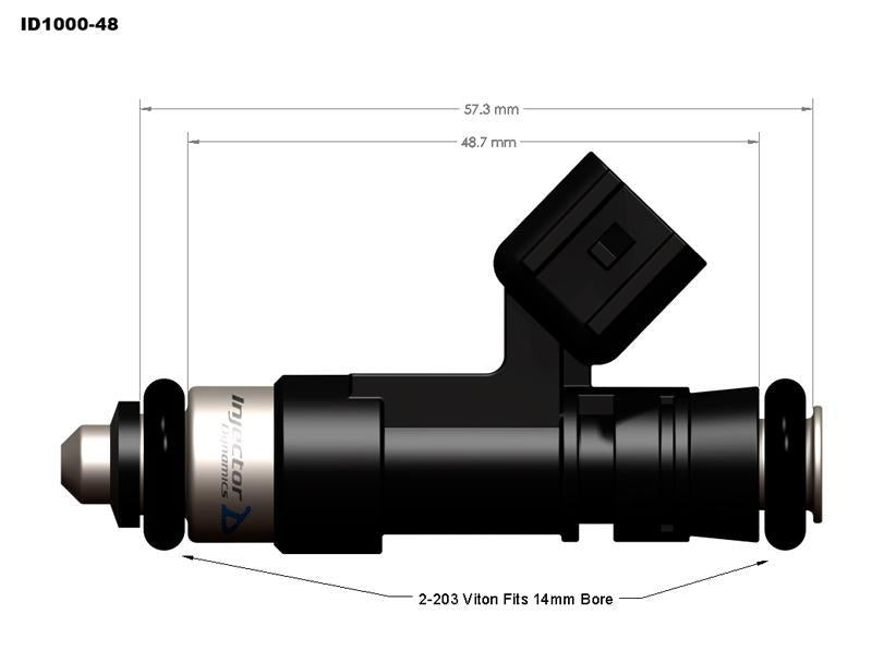 1050.48.14.R35.4 Injector Dynamics Fuel Injector Set 4Cyl 2.0L 2010-17 Hyundai Genesis Coupe