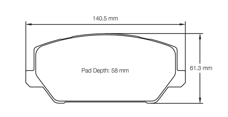 PAG-7034-RSL2 Pagid Brake Pad Front 2018 Hyundai Veloster