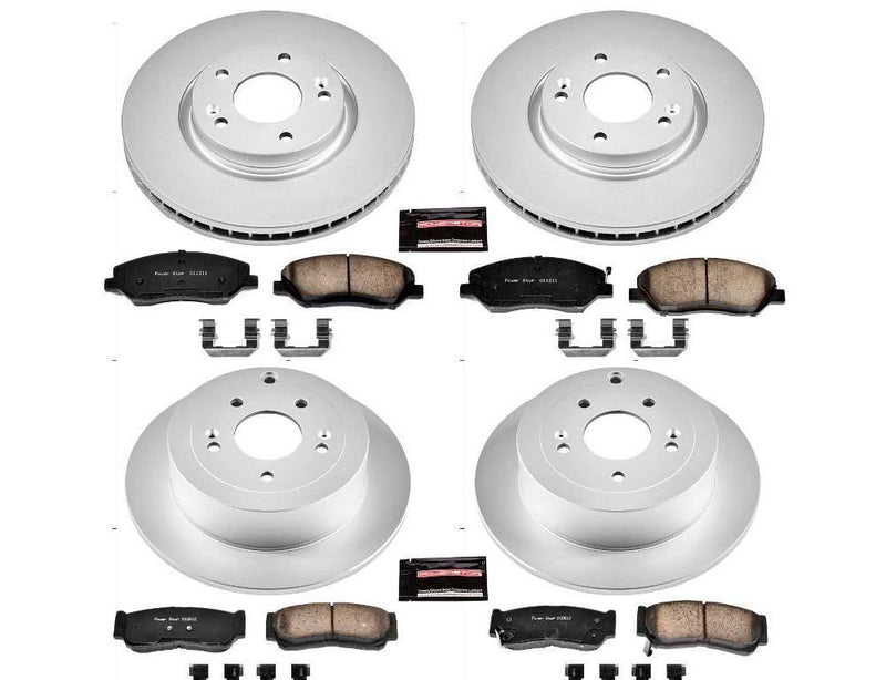 CRK4116 Power Stop Geomet Coated Brake Kit 2007-09 Hyundai Santa Fe