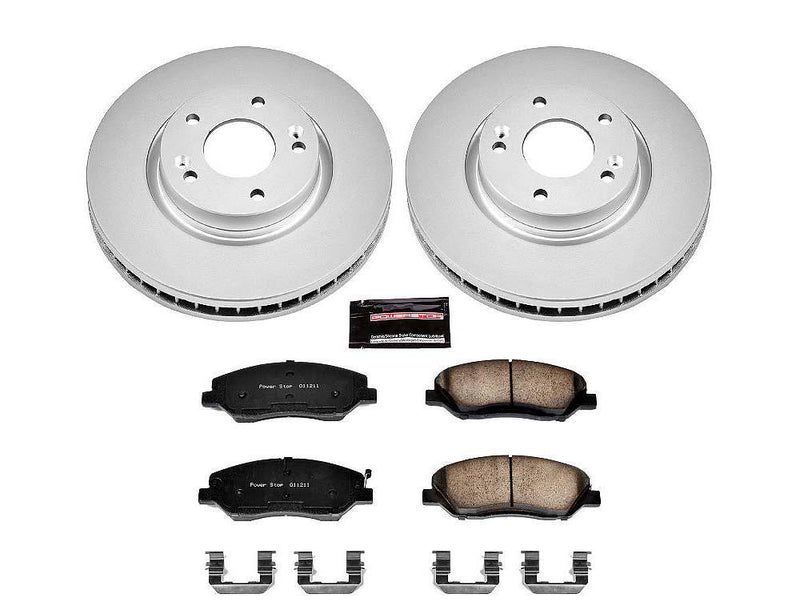 CRK4665 Power Stop Geomet Coated Brake Kit 2007-09 Hyundai Santa Fe