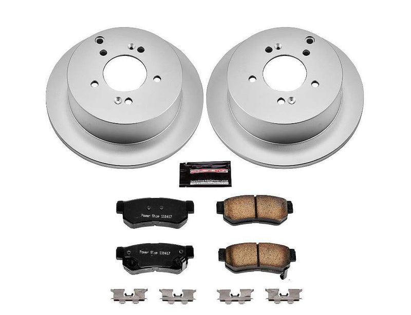 CRK5213 Power Stop Geomet Coated Brake Kit 2001-06 Hyundai Santa Fe