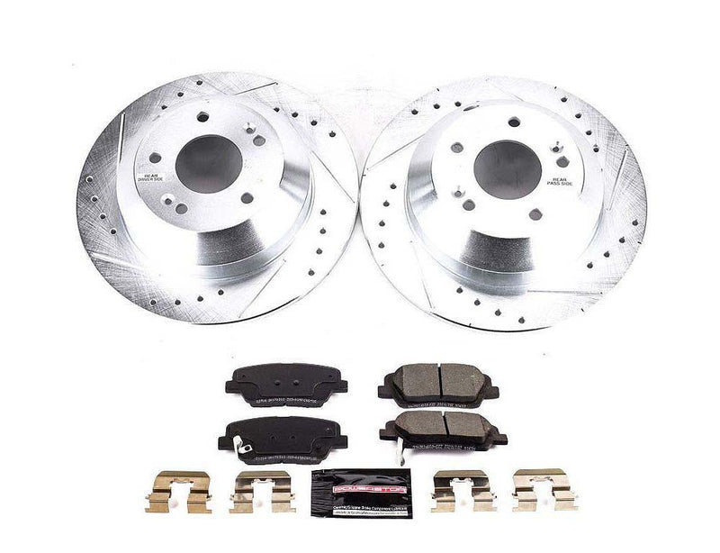 K8283 Power Stop Brake Kit Rear 2019 Hyundai Santa Fe