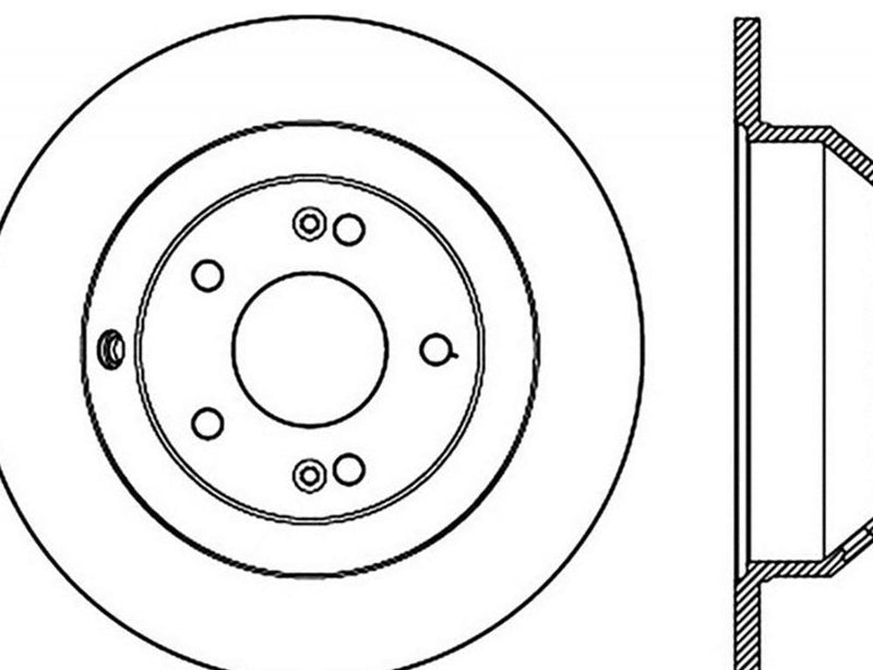 127.51039L StopTech Brake Rotor Rear Left 2010-18 Hyundai Santa Fe and more