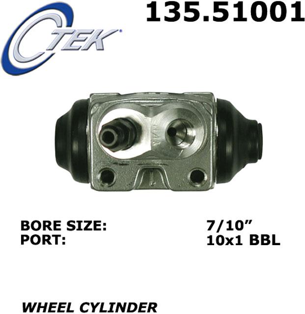 Wheel Cylinder Single C-tek Series - Centric Parts 2003-2005 Accent