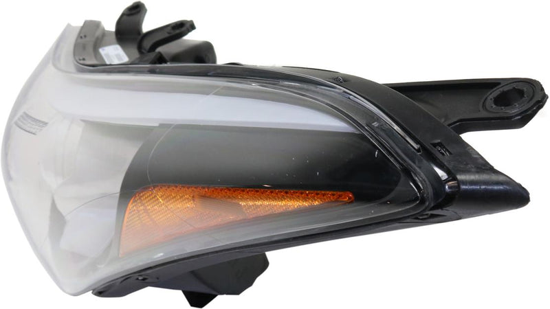 Headlight Left Single Clear W/ Bulb(s) Capa Certified - ReplaceXL 2014-2016 Elantra