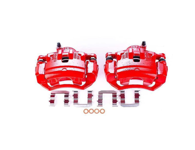 Caliper Red w/ Bracket Front Pair - Power Stop 2010-12 Hyundai Tucson