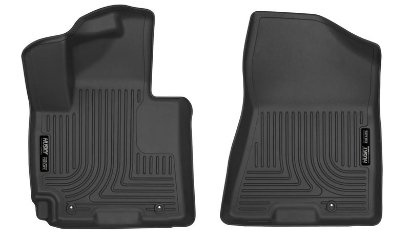 Floor Mats 1st 2 Pieces Black Rubberized&thermoplastic X-act Contour Series - Husky Liners 2016-2017 Tucson