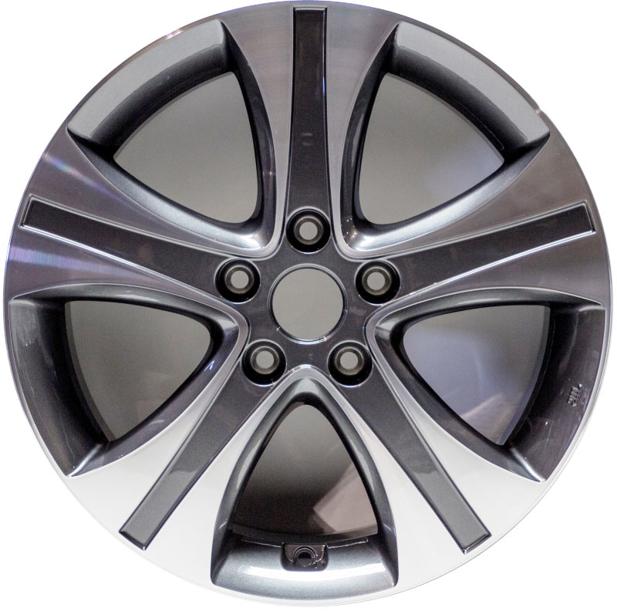 Wheel 17 Inx7 In Single Gray Finish Aluminum - AutoWheels 2013-2016 Elantra