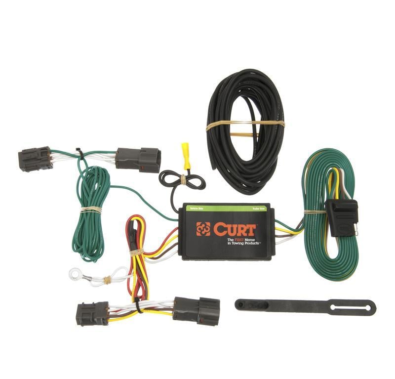 Wiring Harness 4 Way Flat Output Custom - Curt 2012-17 Hyundai Veloster