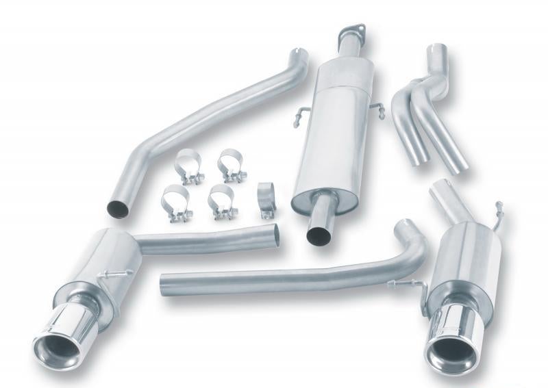 Exhaust System Cat-back S-Type - Borla Exhaust 2003-06 Hyundai Tiburon V6 2.7L