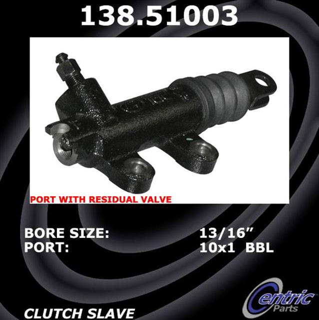 Clutch Slave Cylinder Single - Centric Parts 2003-2004 Tiburon 6 Cyl 2.7L