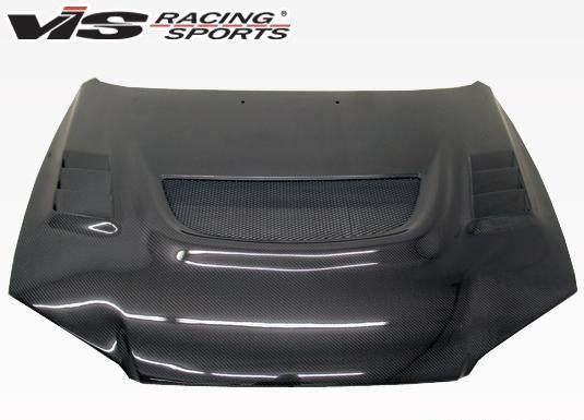 Hood Black Carbon Fiber 04HYELA4DGSP-010C - VIS Racing 2004-06 Hyundai Elantra