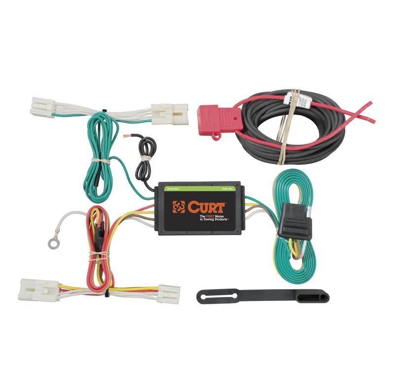 Wiring Harness 4 Way Flat Output Custom - Curt 2018 Hyundai Accent  and more